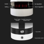 Frozen Sperm Thawing Cup 600ML Aluminum Alloy, LED Display, Battery Operated